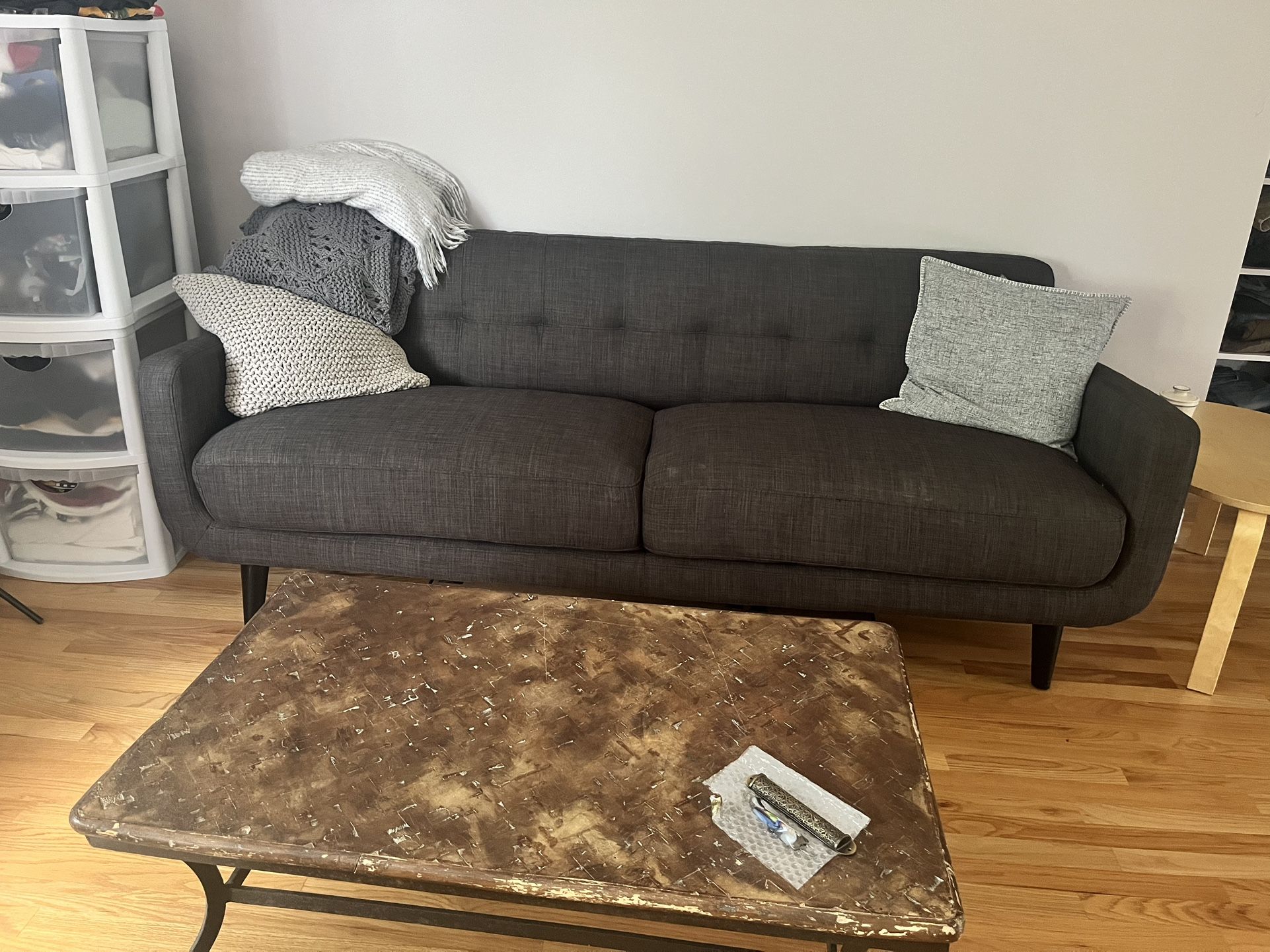 Dark Gray Sofa Couch