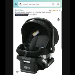 Car Seat/ Graco SunRidge SnugLock 35 Infant Car Seat/ Baby/ Kids/ Vehicle/ Travel/ Car/ Car Seat/ Graco