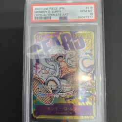 One Piece TCG PSA 10 Japanese & English 