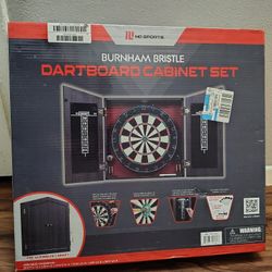 DARTBOARD CABINET SET 
