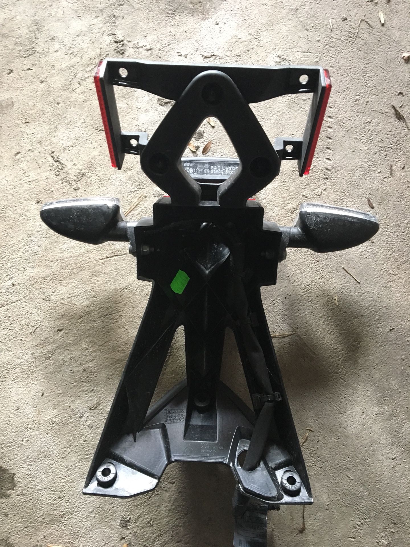 2017 BMW factory license plate and turn signals