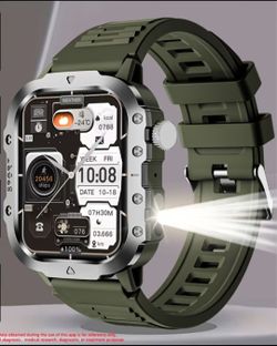 New Smart Watch With TFT Display / LED Flashlight