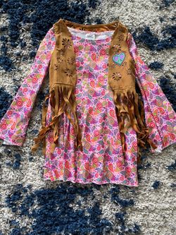 Girls Hippie Costume