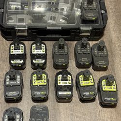  Tons Of Ryobi 18v Batteries Tools Attatchmenss