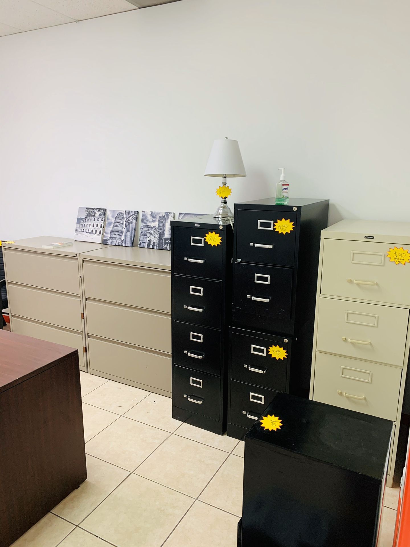 File cabinets $15-60