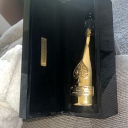 Armand De Brignac Gold Ace Of Spades Bottle And Box Collectors Enthusiast Item