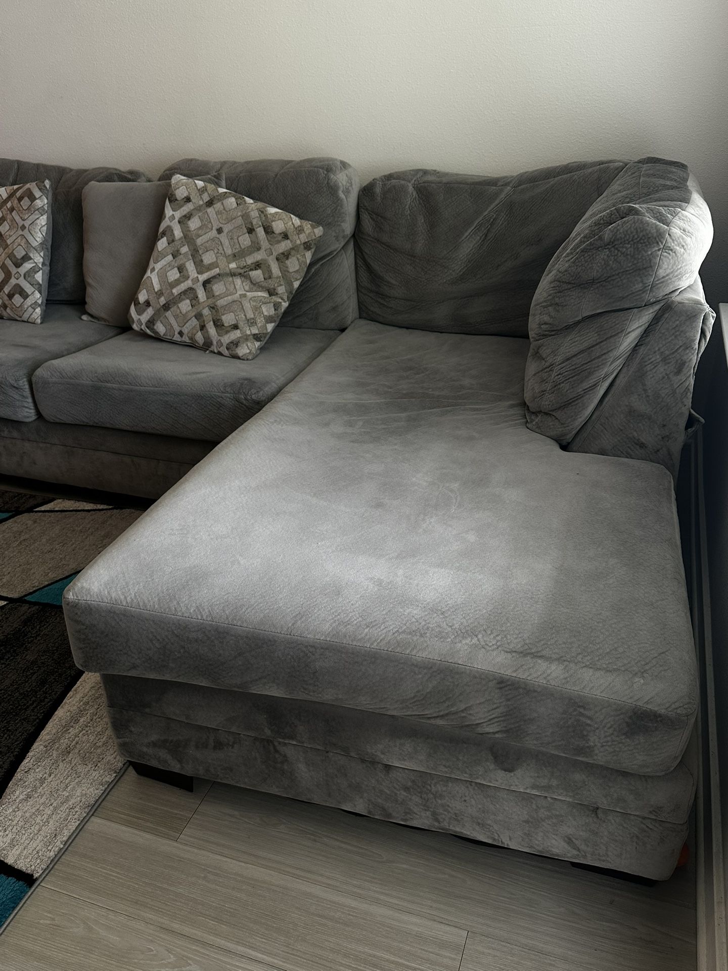 Grey Sectional Couch