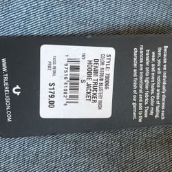 True religions  Denim Hoodie Jacket