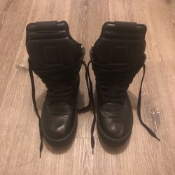 rick owen geobaskets, slightly worn (maybe 4 times), 2 owners
