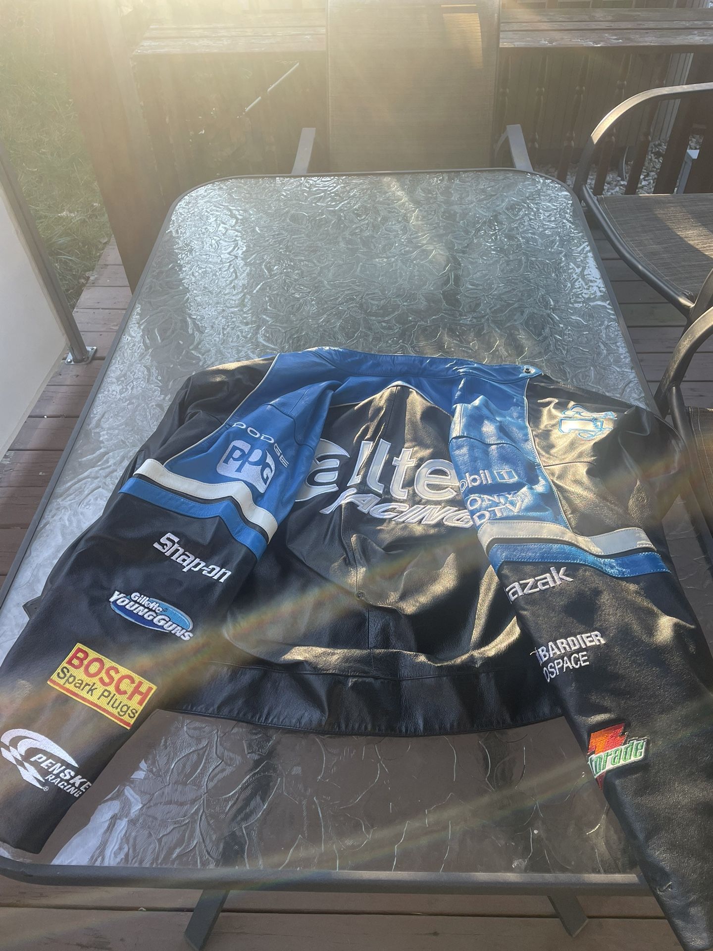 Vintage NASCAR Leather Jacket