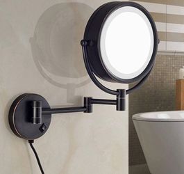 Rechargeable wall mounted vanity make up light