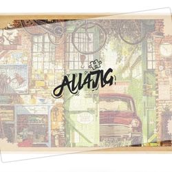 New In Box! ALL4JIG 1000pc Rotating Jigsaw Board W/4 Drawers $30 (#1047)