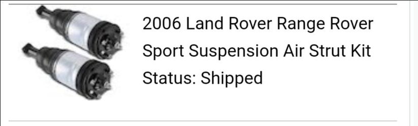 2006 range rover supercharged suspension struts