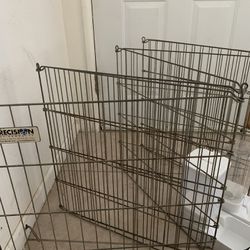 Dog Playpen + Food Containers