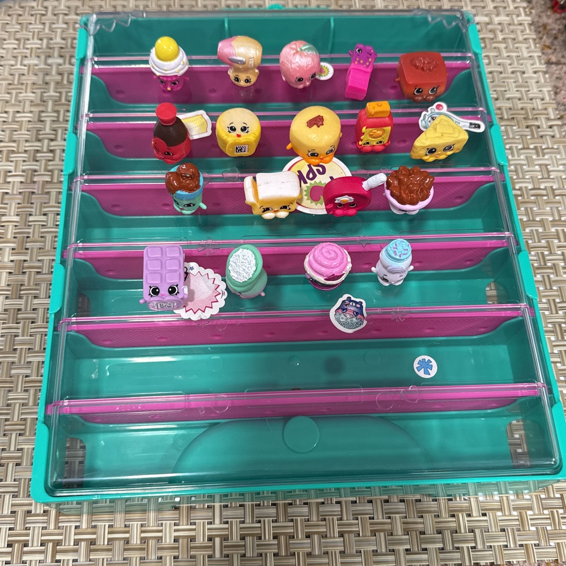 Shopkins Case And Figures