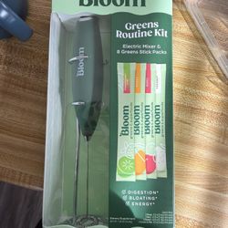 bloom electric mixer + mixing packets