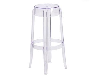 Clear Acrylic Barstool - 29.75” Tall
