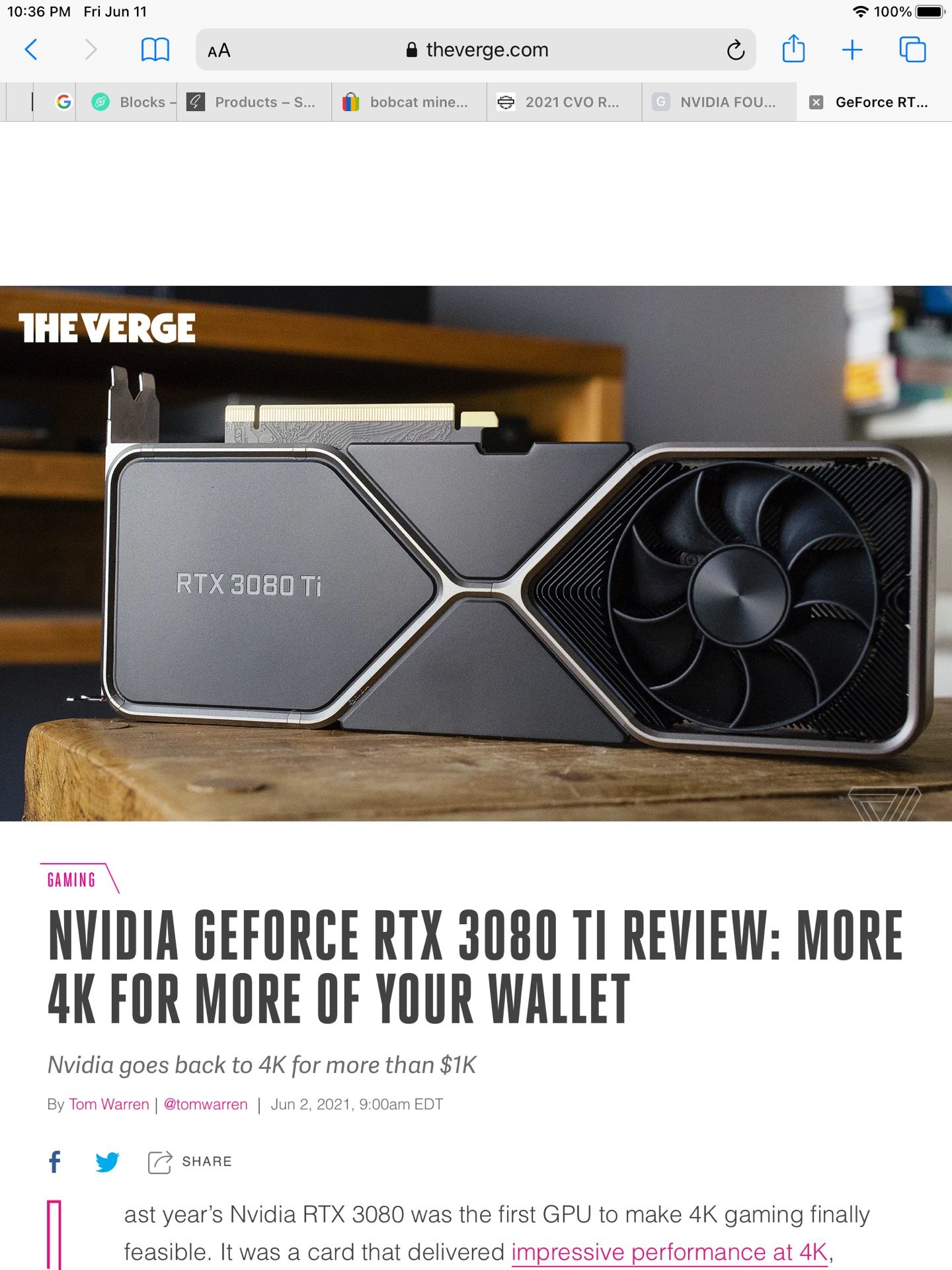 Trade NVIDIA FOUNDERS GEFORCE RTX 3080 TI For 3080