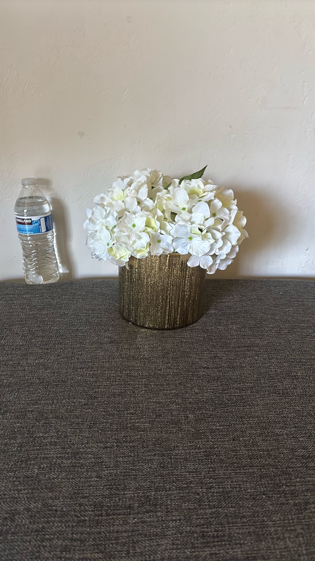 Gold Flower Pot Home Decor