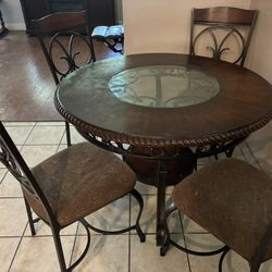 4 Chair Table Set