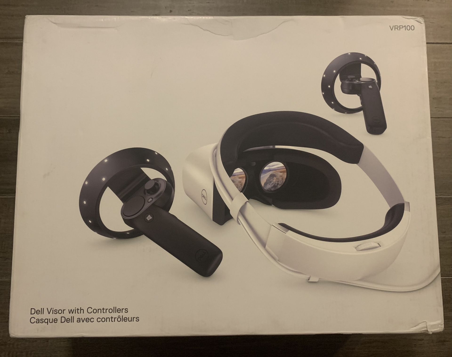 Brand New Dell - Visor Virtual Reality VR Headset and Controllers for Compatible Windows PCs