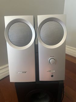 Bose Silver Speakers