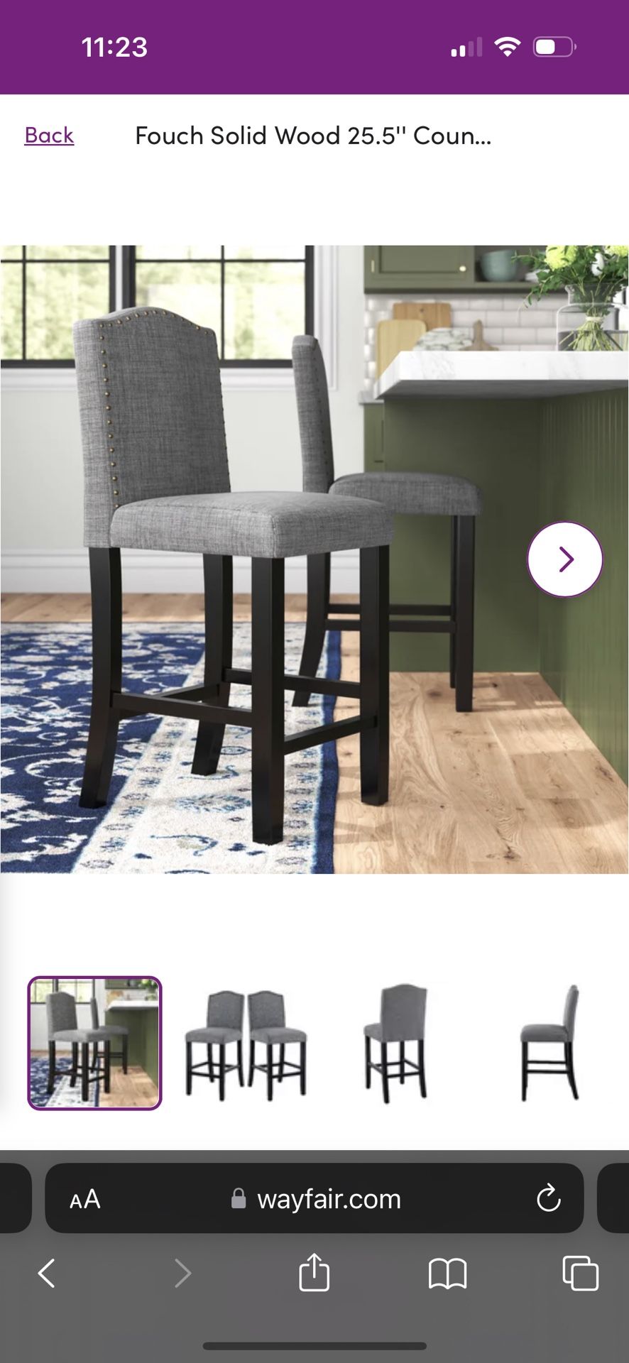 Fouch Solid Wood Chair Set