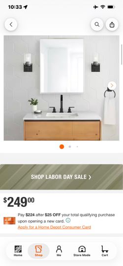 Bathroom Vanity with Wood Cabinet