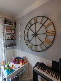 4' Contemporary Wall Clock