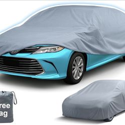 Car Covers for Automobiles All-Weather Limited Waterproof, Breathable Full-Exterior Covers 