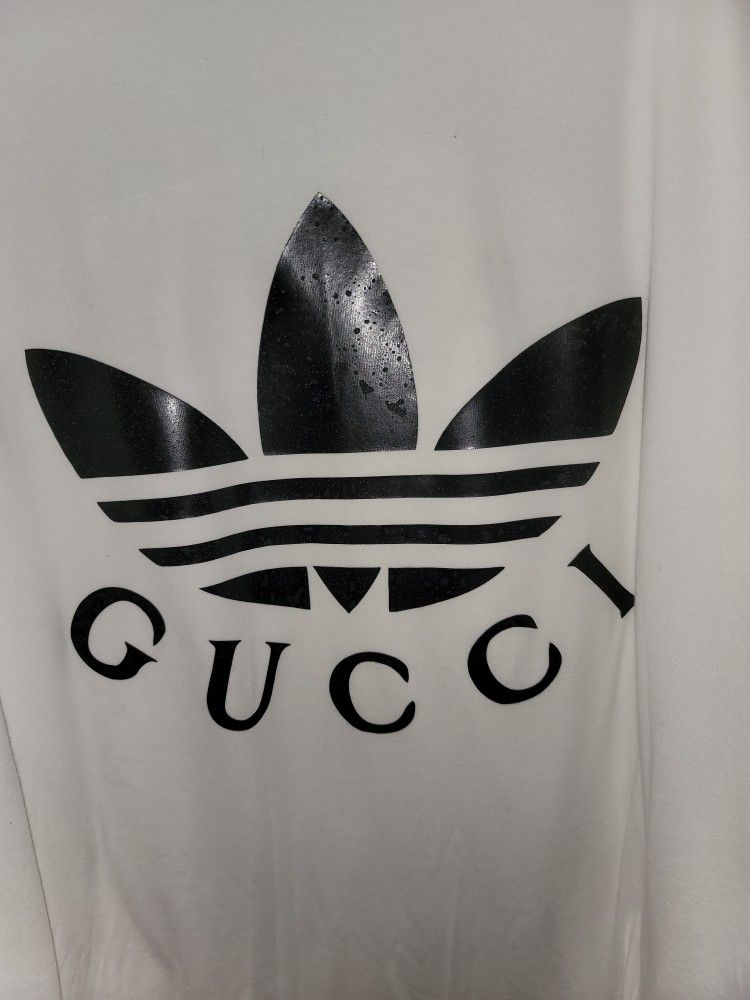 Gucci Adidas Colab, Brand New ,Custom Hanes Shirt