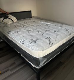Queen size pillow top mattress