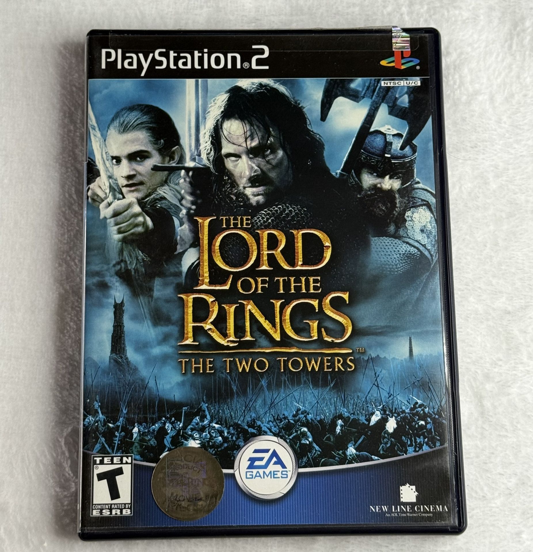 The Lord of the Rings: The Two Towers (PlayStation 2, 2002) Complete CIB EA Game