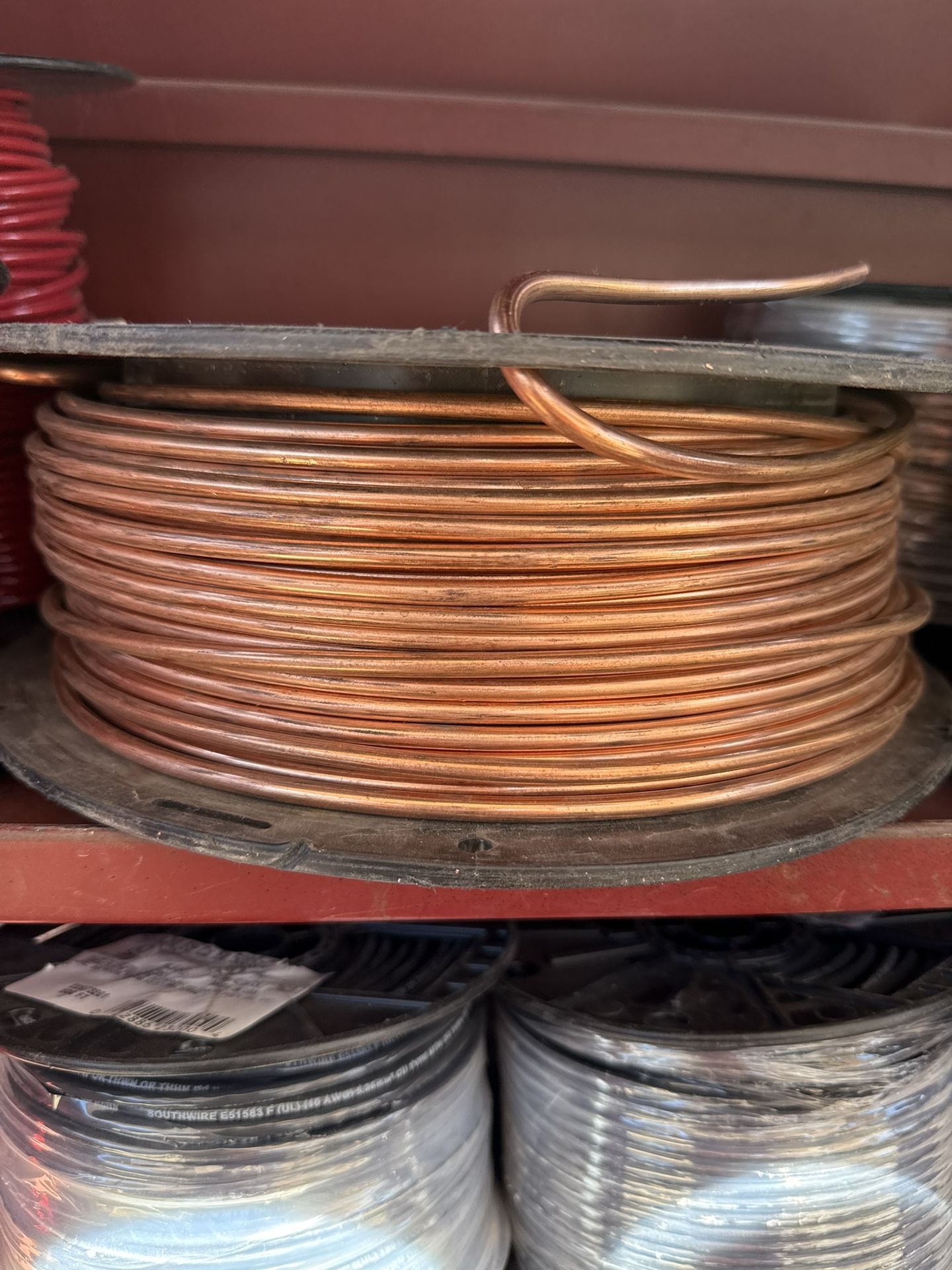 Electrical Grounding Wire Bare #4 Solid