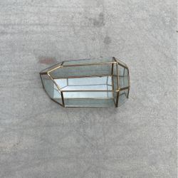 Gold Horizontal Flower Holder