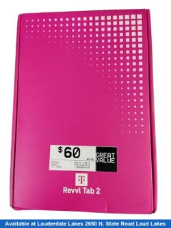 Tmobile Revvvl Tab 2 Black Tablet