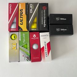Wilson MAXFLI Pinnacle TOP FLITE AND VENTURE GOLF BALLS