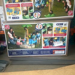 Kids Water Table Playset Splash Park Outdoor Toy Summer Fun Set New