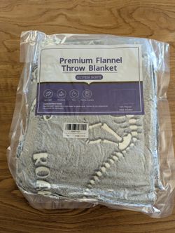 Glow In The Dark Dinosaur Blanket