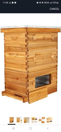 New Bee Hive Box with wax