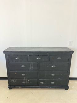 Black dresser