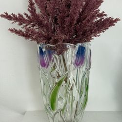 Vintage Walther Glass Tulip Vase