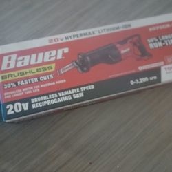 Bauer Sawzall *2 Batteries,Drill And Cord Grinder 