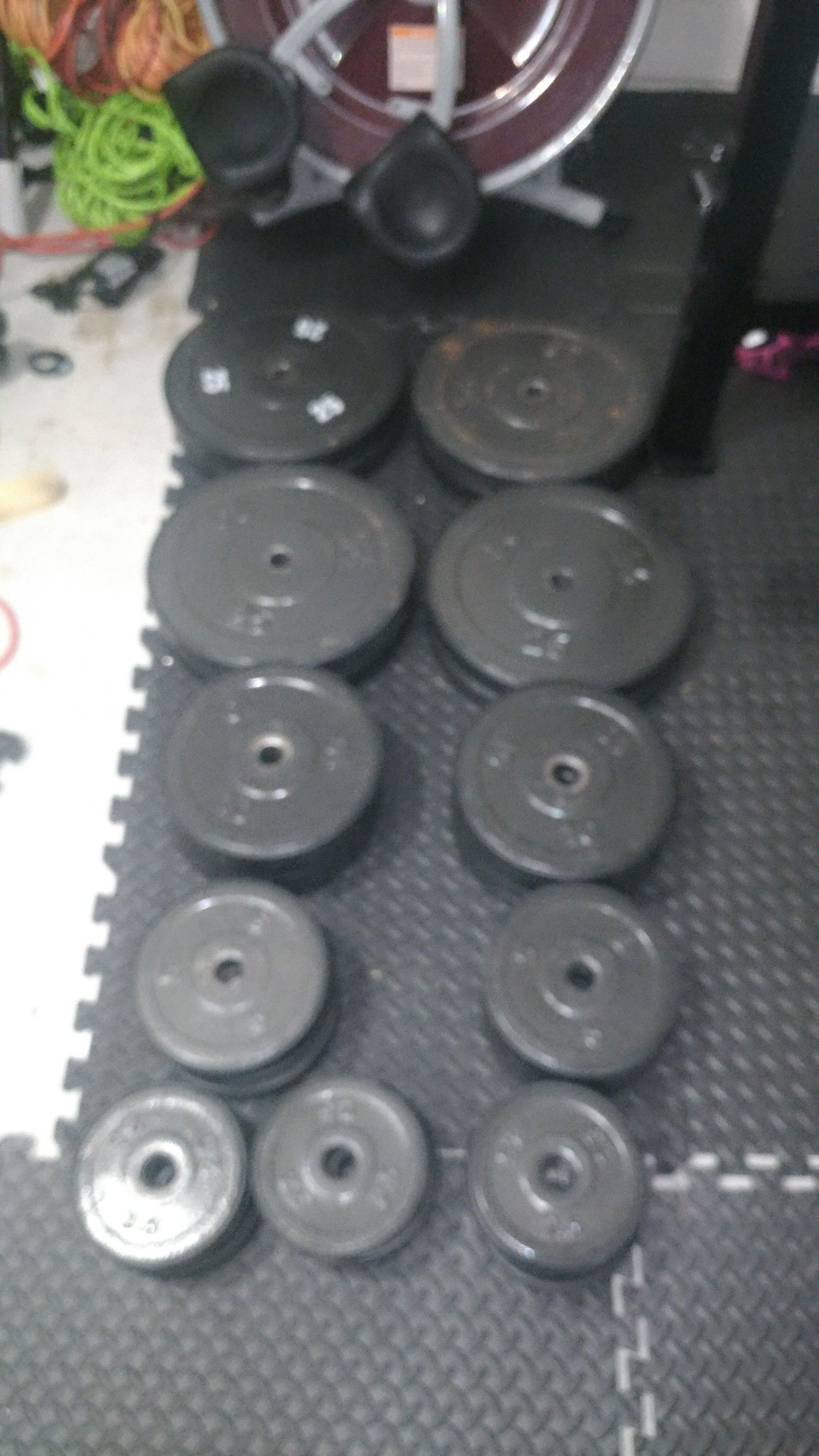 Weightlifting Standard 365lbs weight set