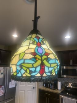 (two Remaining) Tiffany style pendant lights