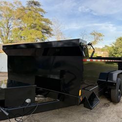 ☘️New 8x2x14 Scissor Lift HEAVY DUTY Hydraulic Dump Trailer Fully Loaded 💪🏻