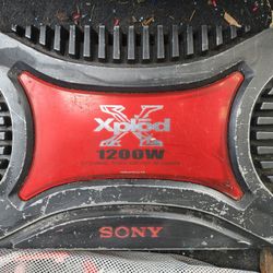 Sony Xplode 1200w Amp