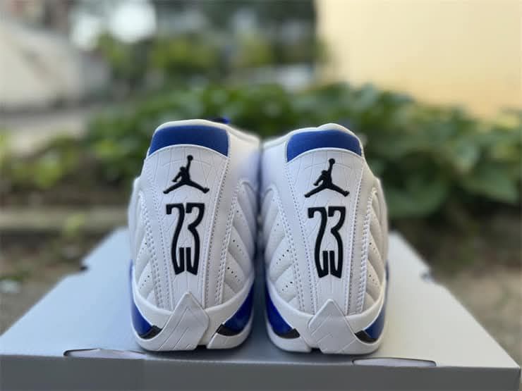Air Jordan 14 Retro White Hyper Royal