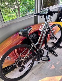 Bicycle Trek hybrid Gold Aluminum XS