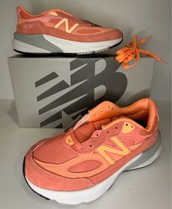 New Balance 990v6 Peach Orange Sneakers